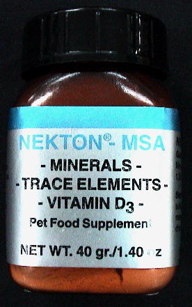 Nekton MSA Powder Calcium/Mineral Supplement: 40Grams